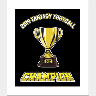 2019 Fantasy Football Champion Posters and Art